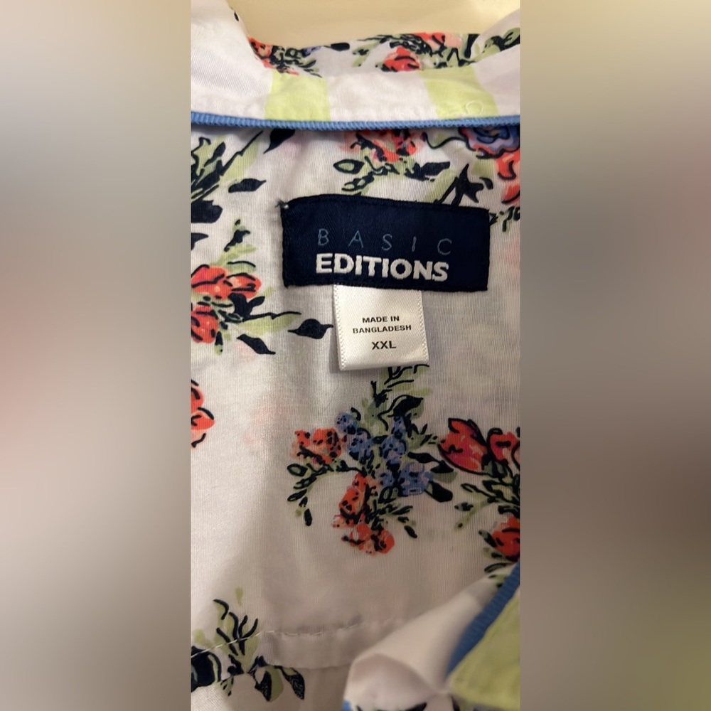 Floral Basic Editions Button Down Top 🌸 - Picture 6 of 6